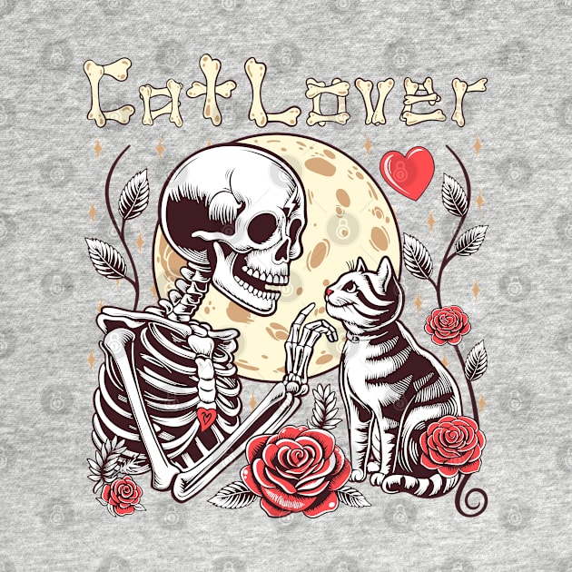 Cat Lover Skeleton by ilhnklv